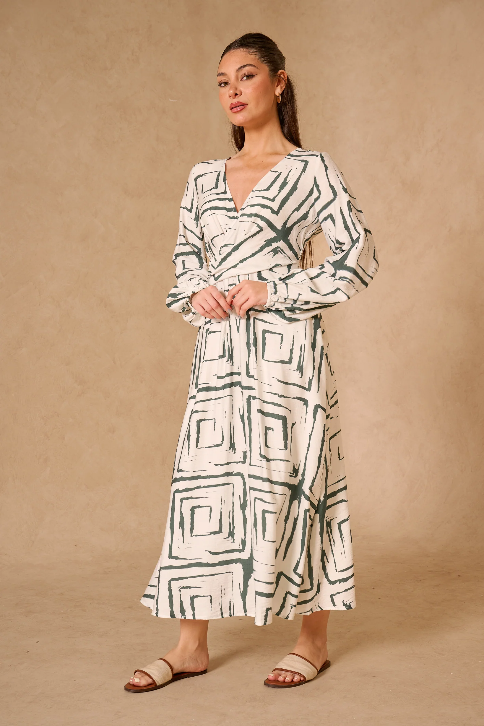Fiona Print Dress - Image 10