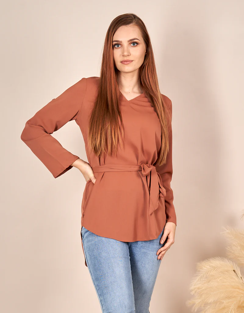 Haidee V Neck Blouse - Image 11