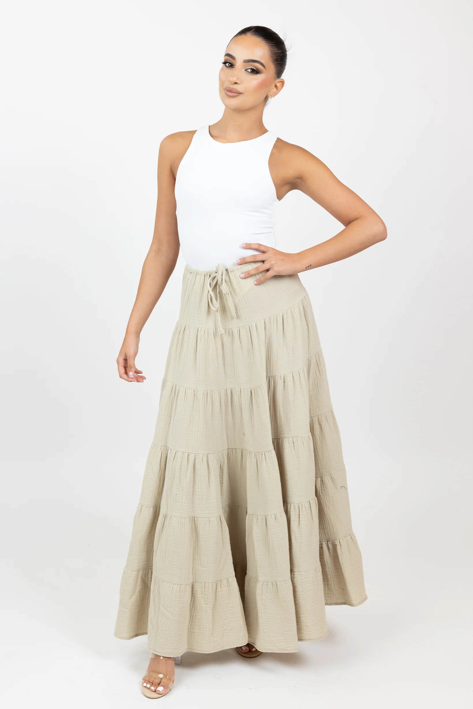 Haniya Drawstring Skirt - Image 15