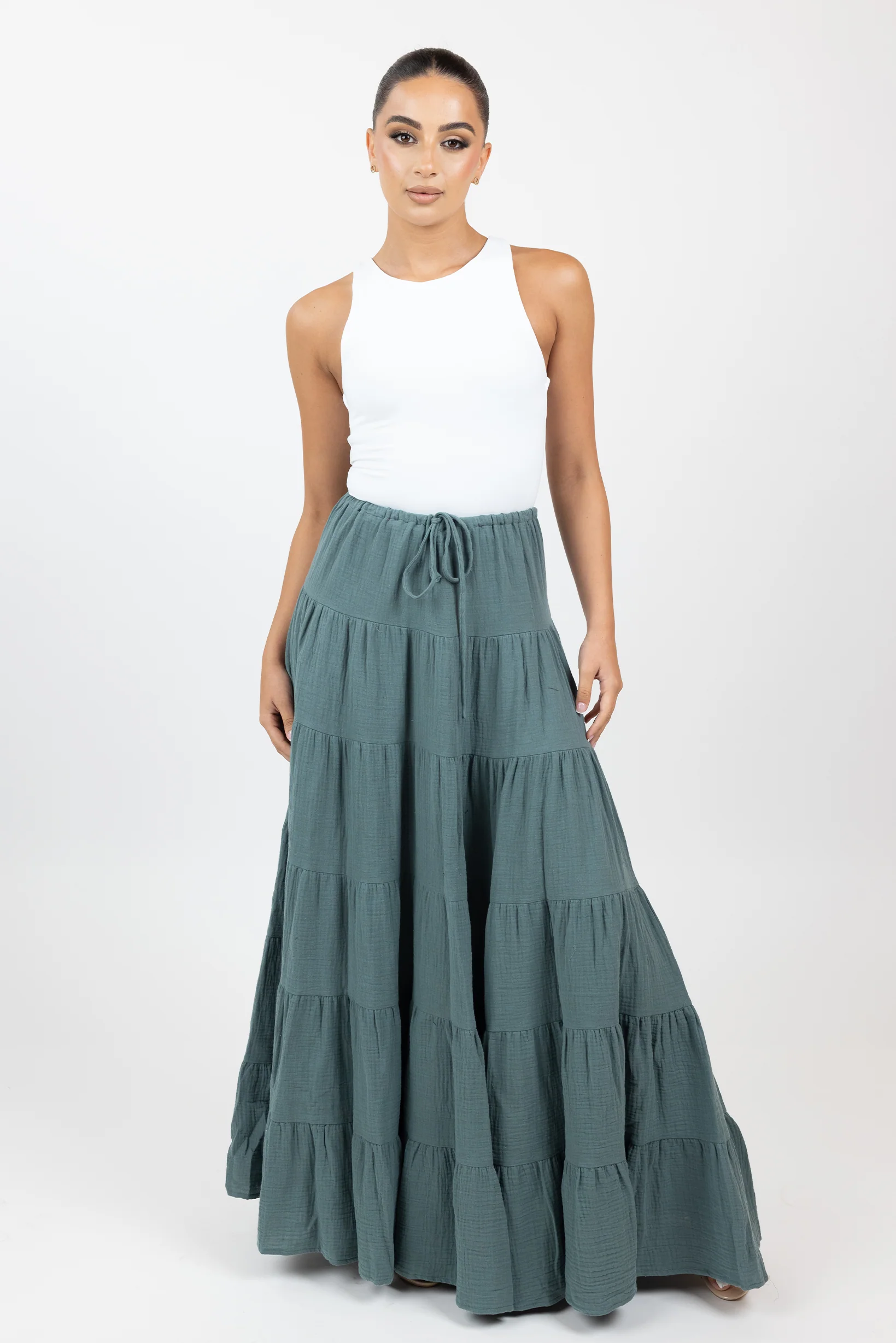 Haniya Drawstring Skirt - Image 2