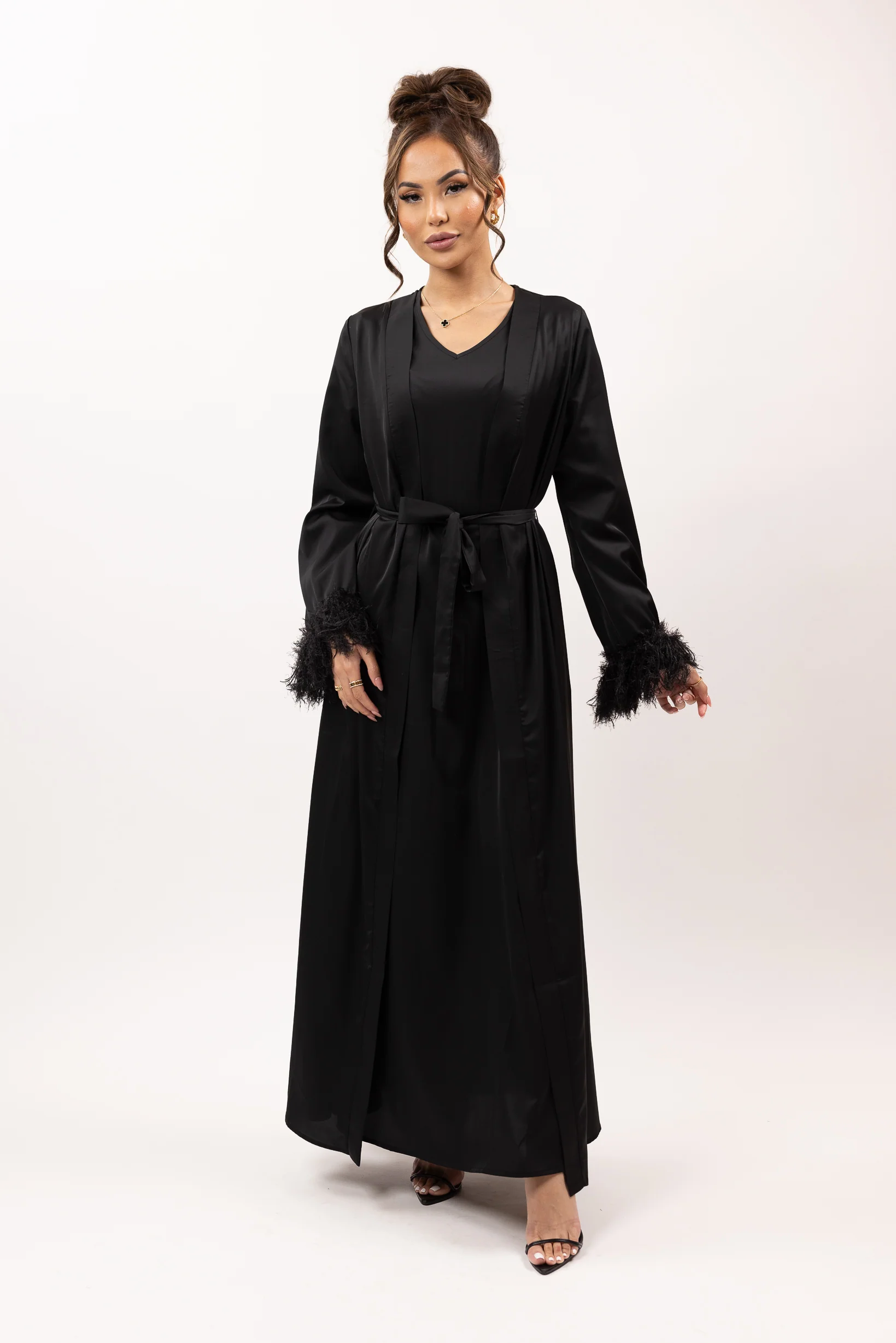 Hanna Feather Sleeve 2pc Set - Image 6