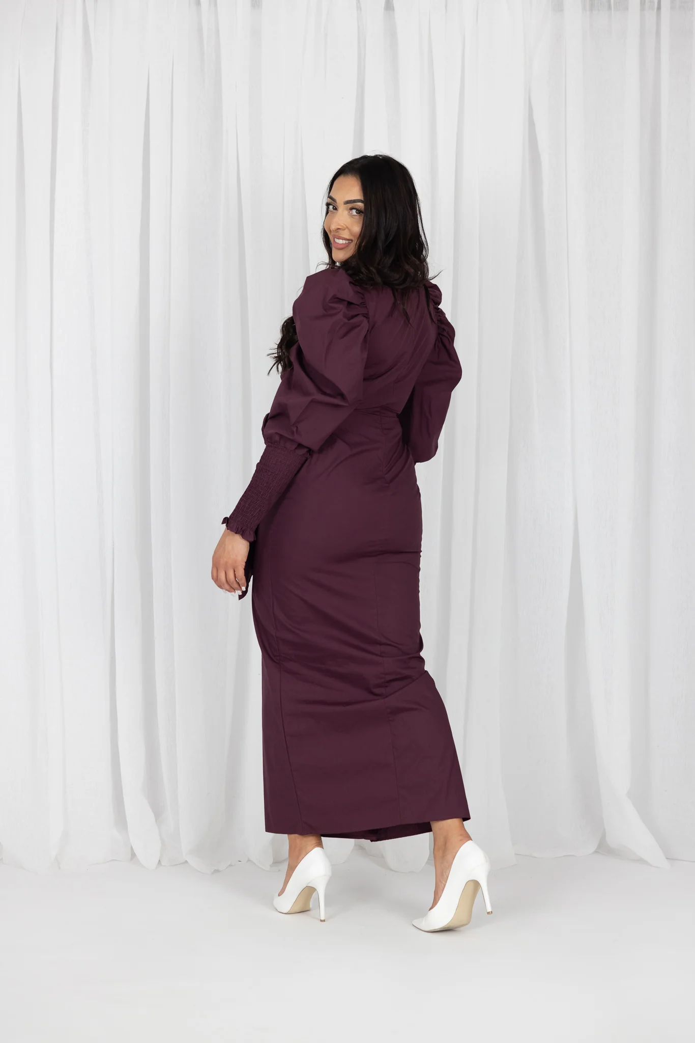 Harlow Puff Sleeve Maxi Dress - Image 14