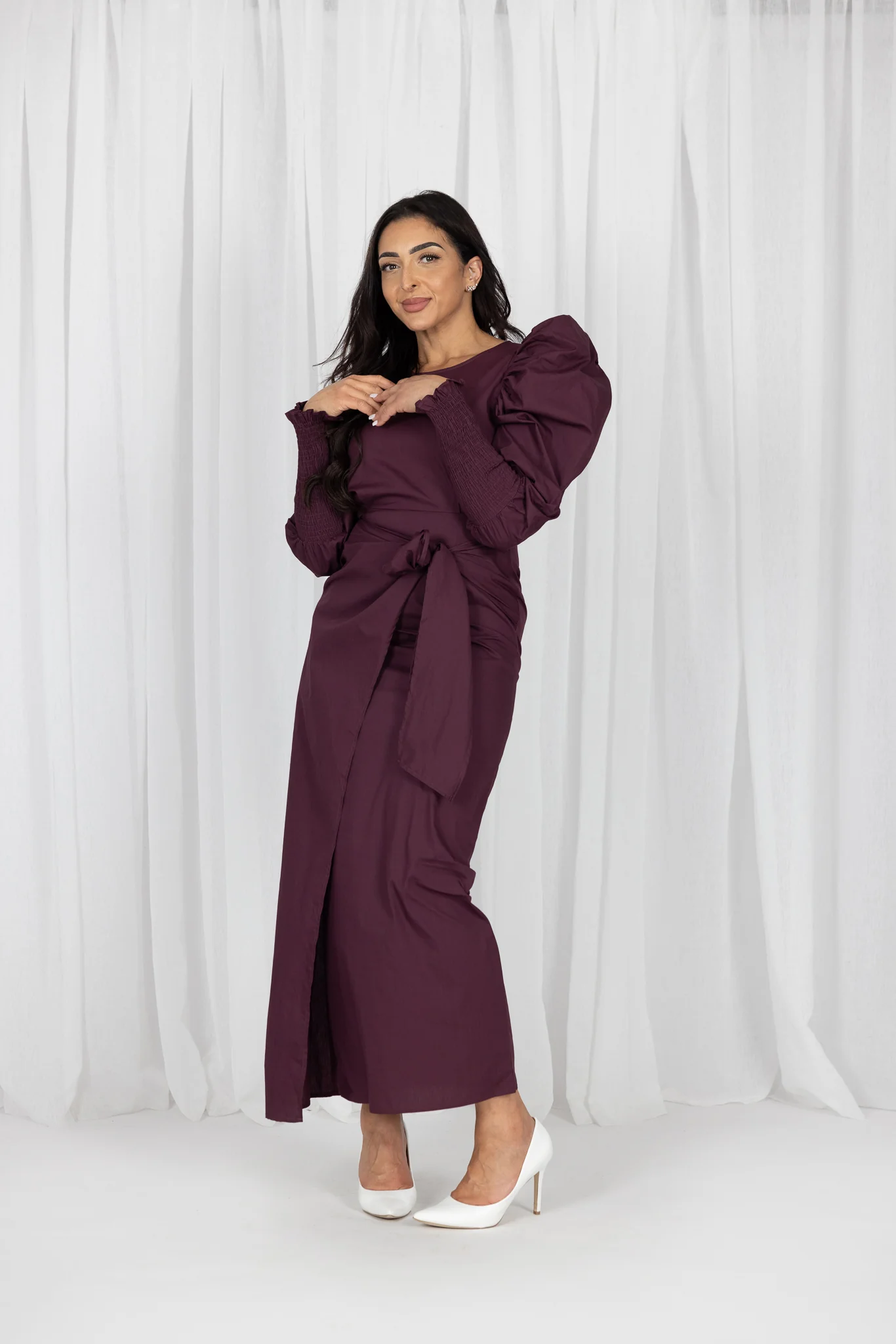 Harlow Puff Sleeve Maxi Dress - Image 16