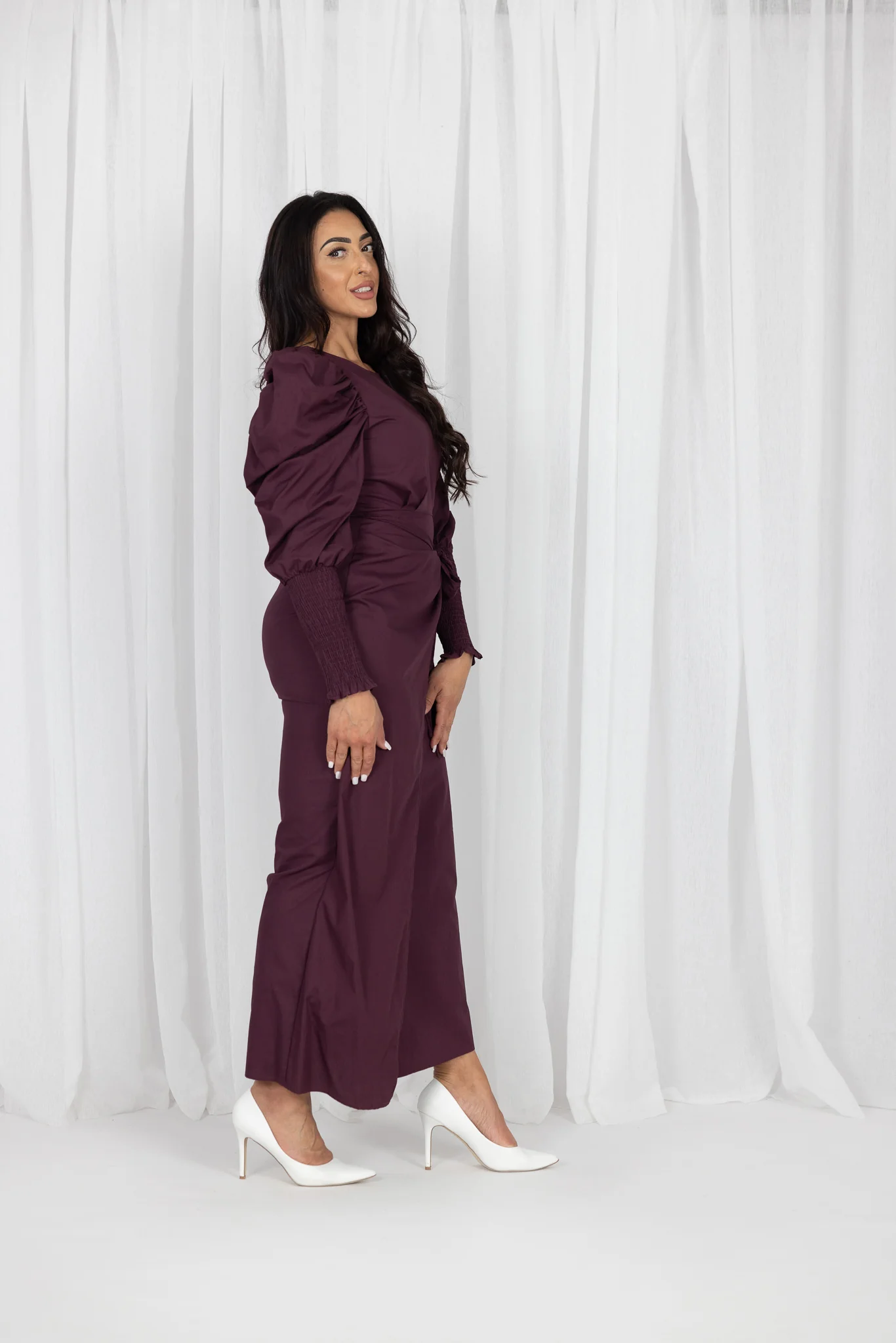 Harlow Puff Sleeve Maxi Dress - Image 17