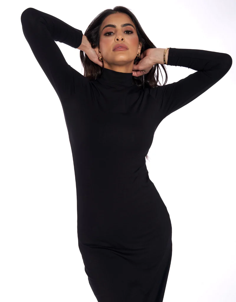 High Neck Body Dress - Image 2