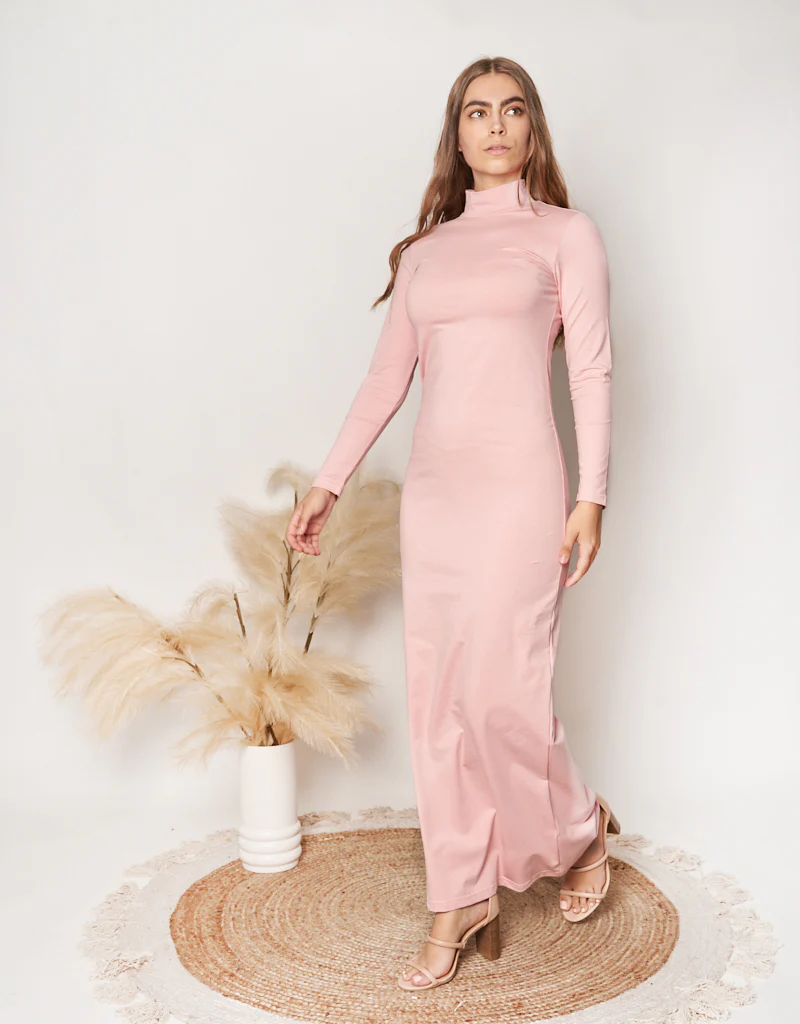 High Neck Body Dress - Image 31