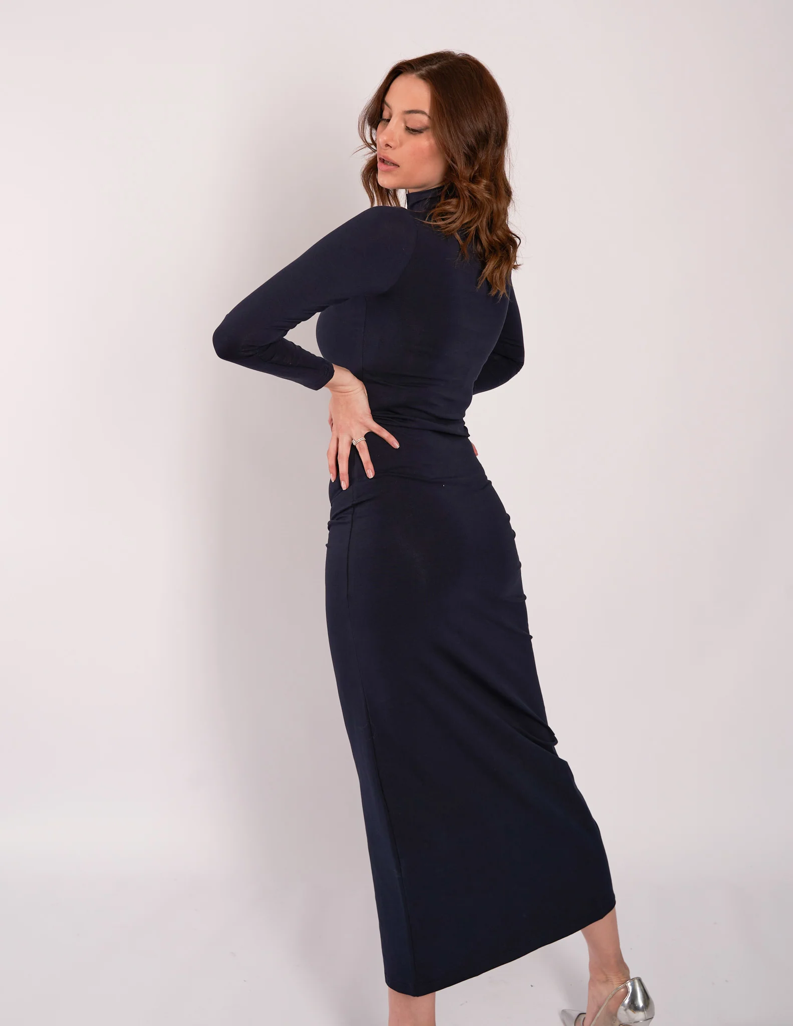 High Neck Body Dress - Image 40