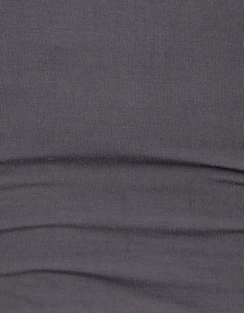 High Neck Cotton Body Top - Dark Shades - Image 32