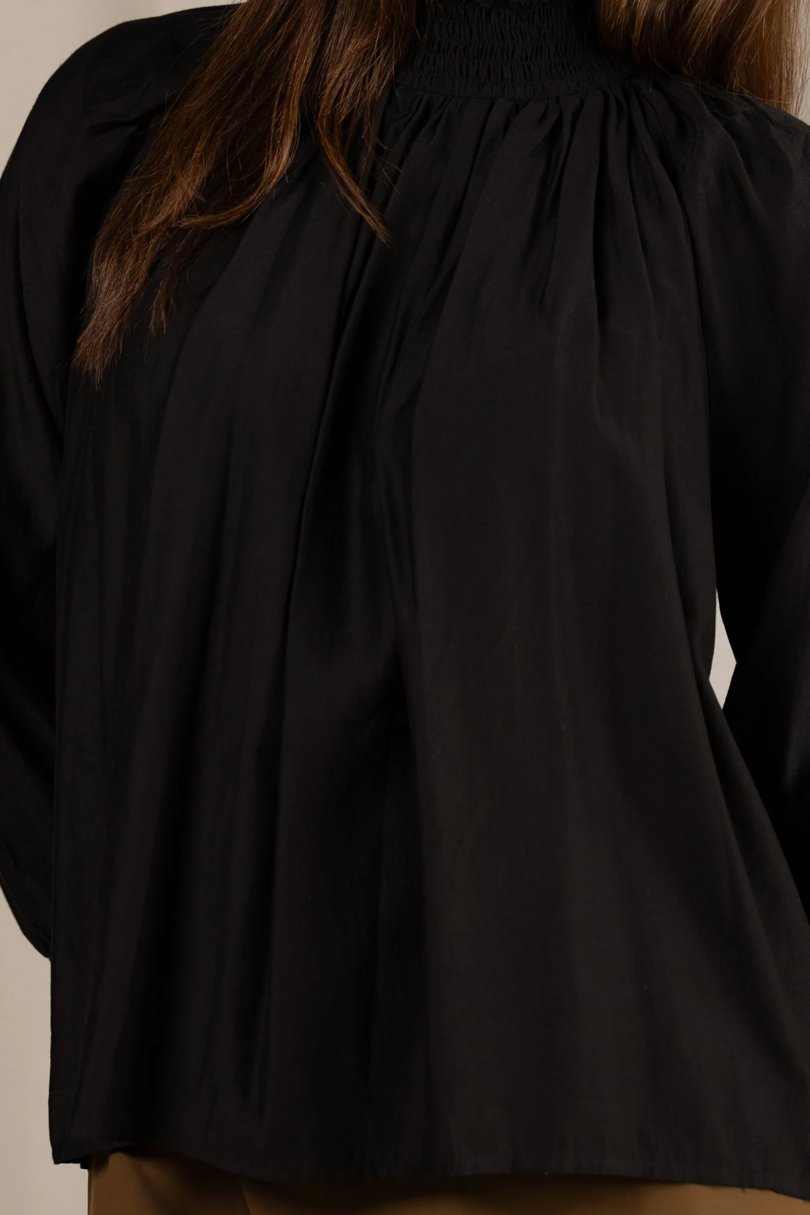 High Neck Detailed Blouse - Image 3