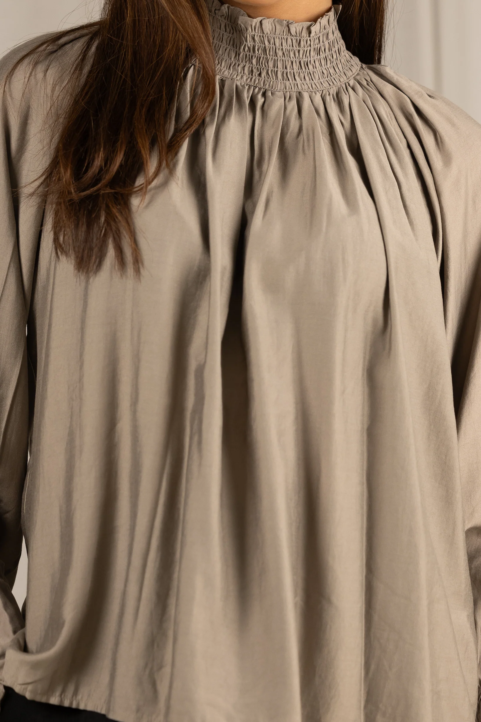 High Neck Detailed Blouse - Image 8