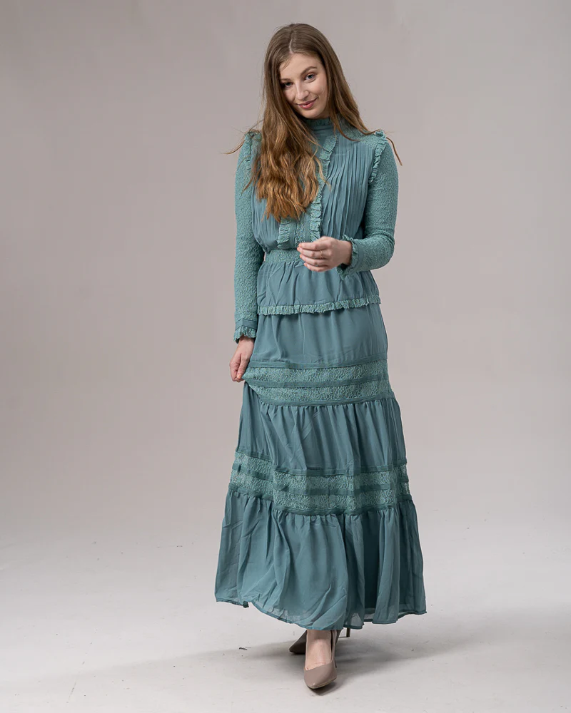 Ida Lace Trim Dress - Image 2