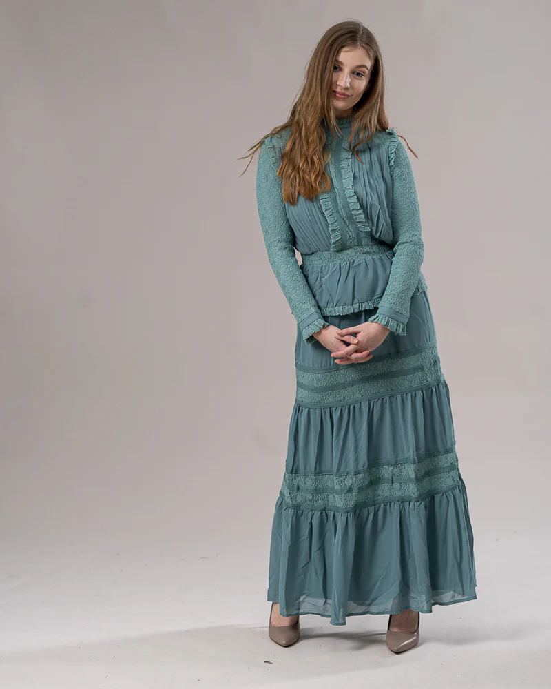 Ida Lace Trim Dress - Image 3