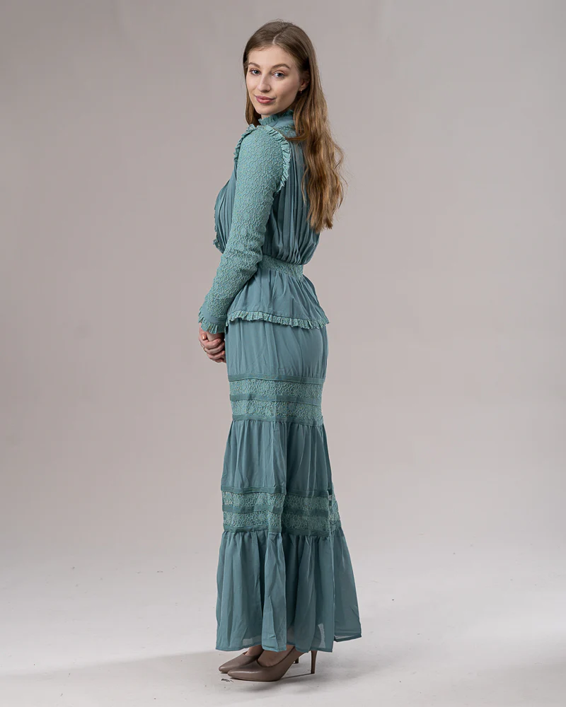 Ida Lace Trim Dress - Image 4