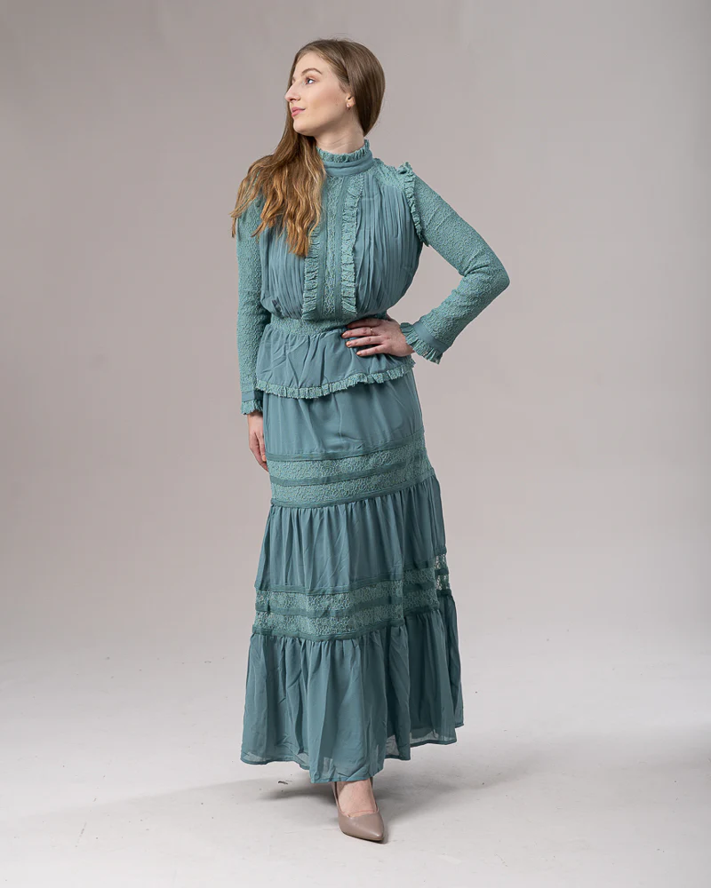 Ida Lace Trim Dress - Image 6