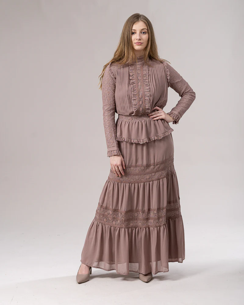 Ida Lace Trim Dress - Image 8