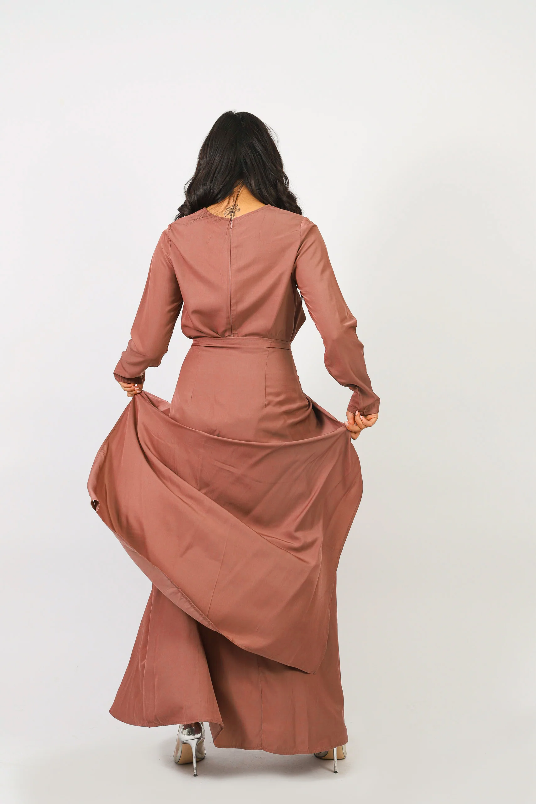 Inaya Skirt Overlay Maxi Dress - Image 4
