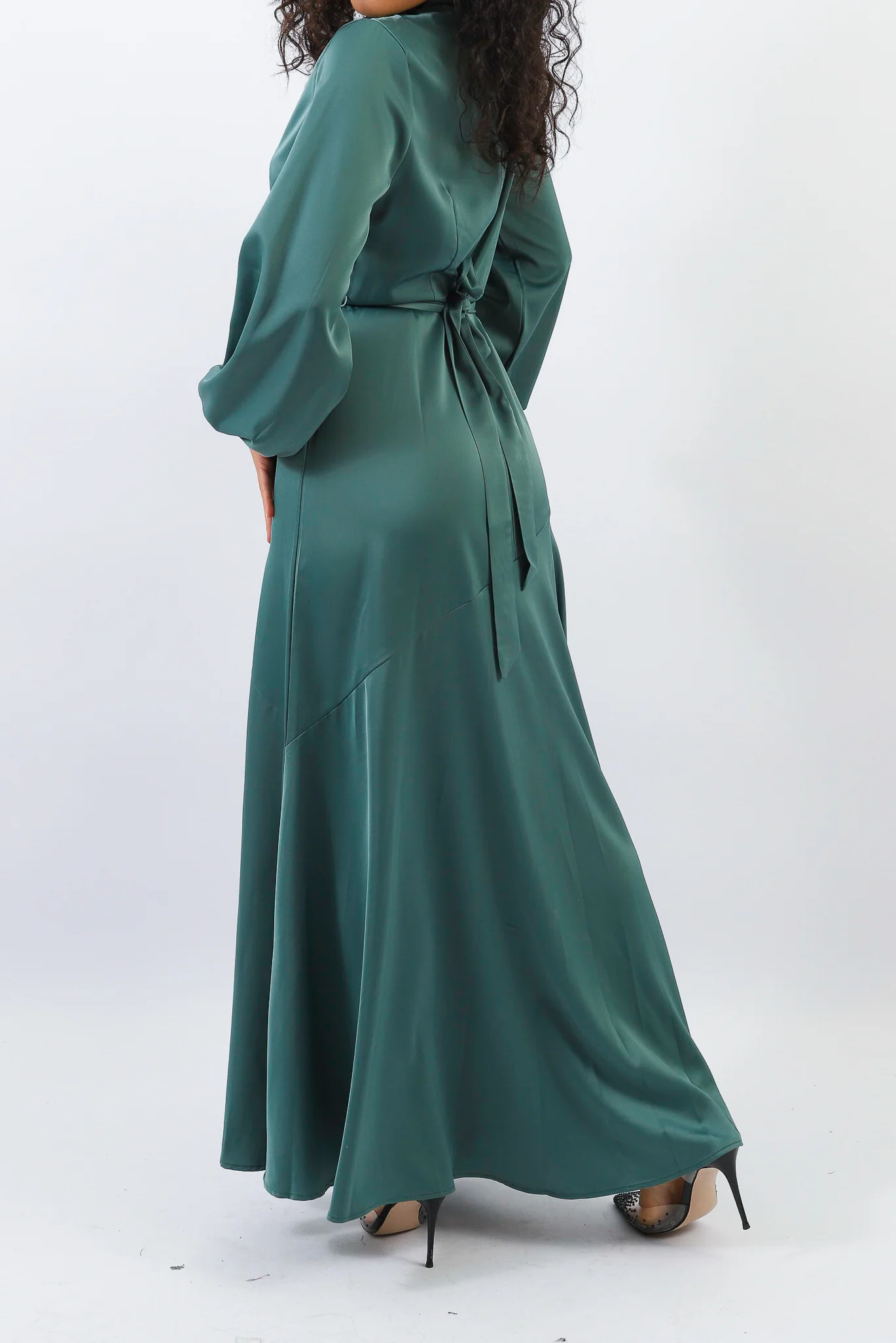 Jaya Satin Maxi Dress - Image 11