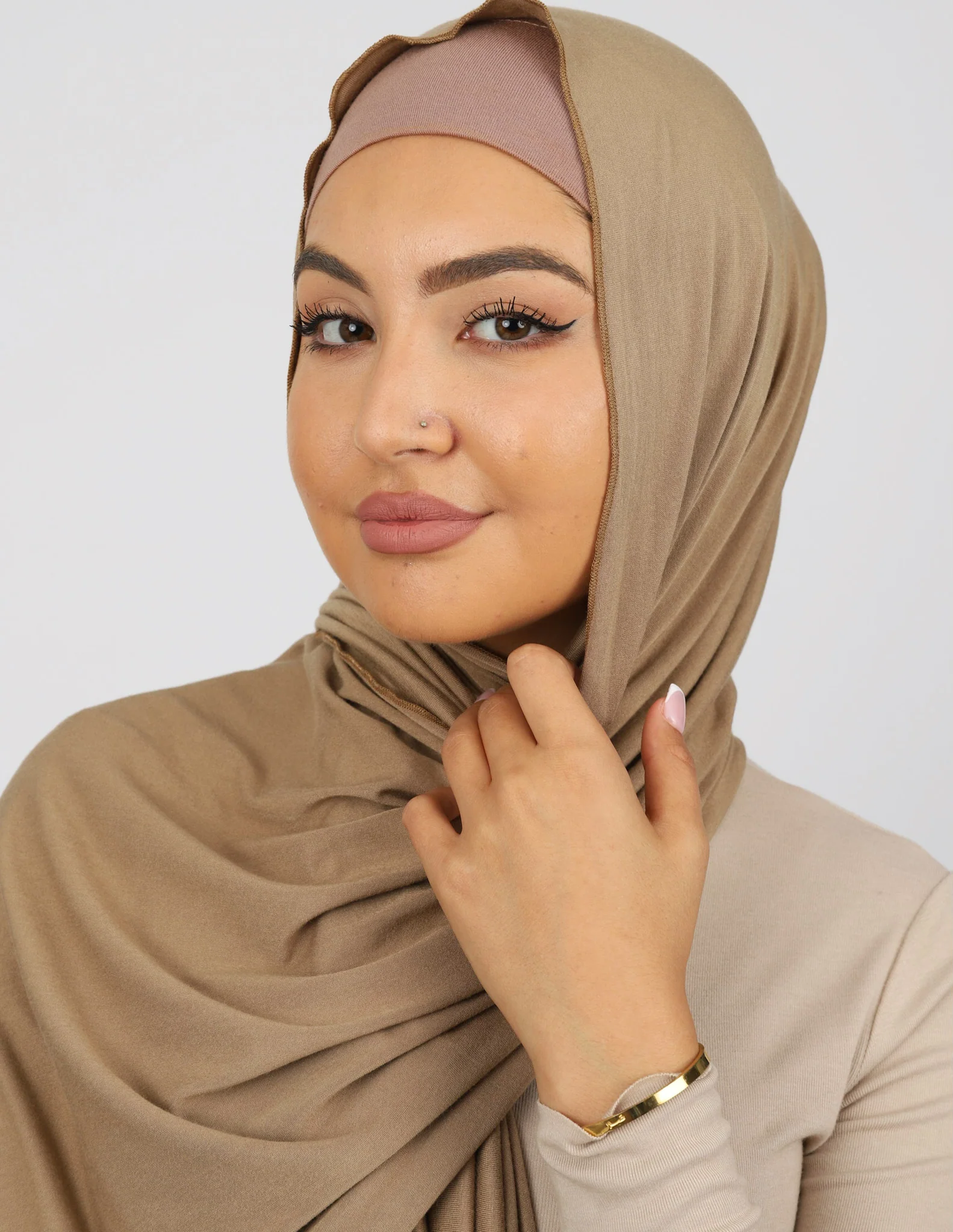 Jersey Scarf - Shades of Brown - Image 3