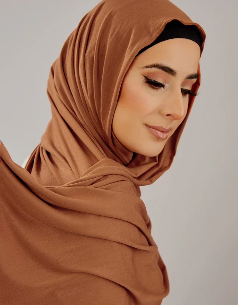 Jersey Scarf - Shades of Brown - Image 7