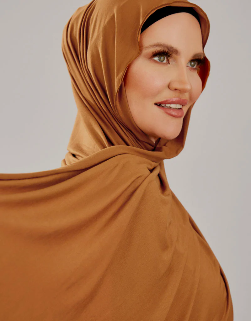 Jersey Scarf - Shades of Brown - Image 9