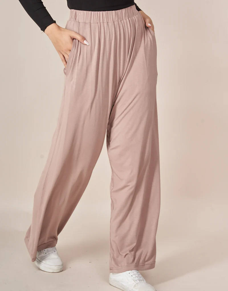 Jersey Wide Leg Pants - Image 14