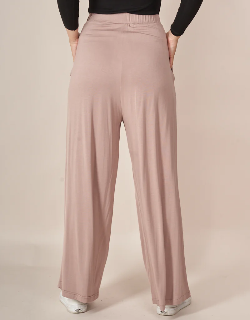 Jersey Wide Leg Pants - Image 16