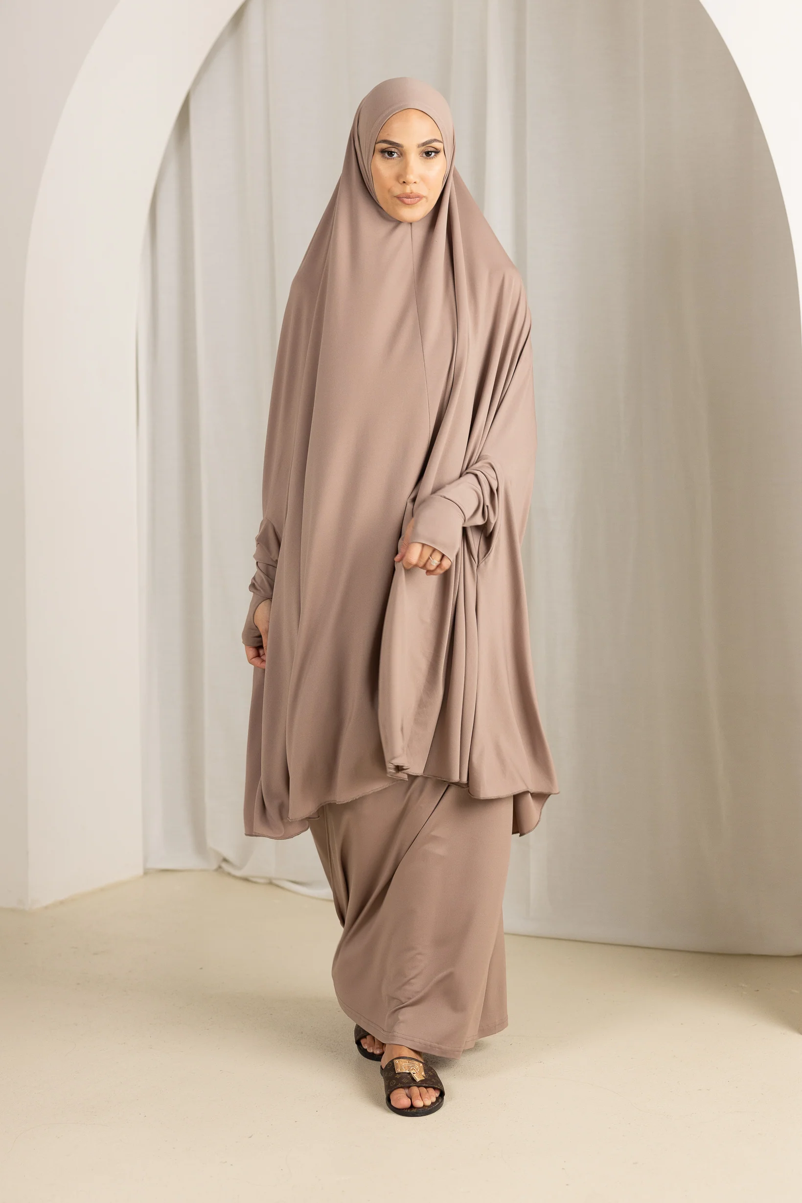 Jilbab Prayer Set - Shades of Nude - Image 11