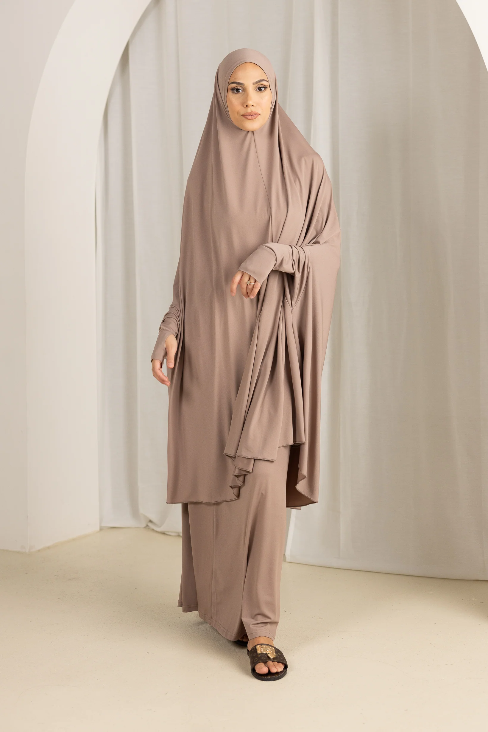 Jilbab Prayer Set - Shades of Nude - Image 12