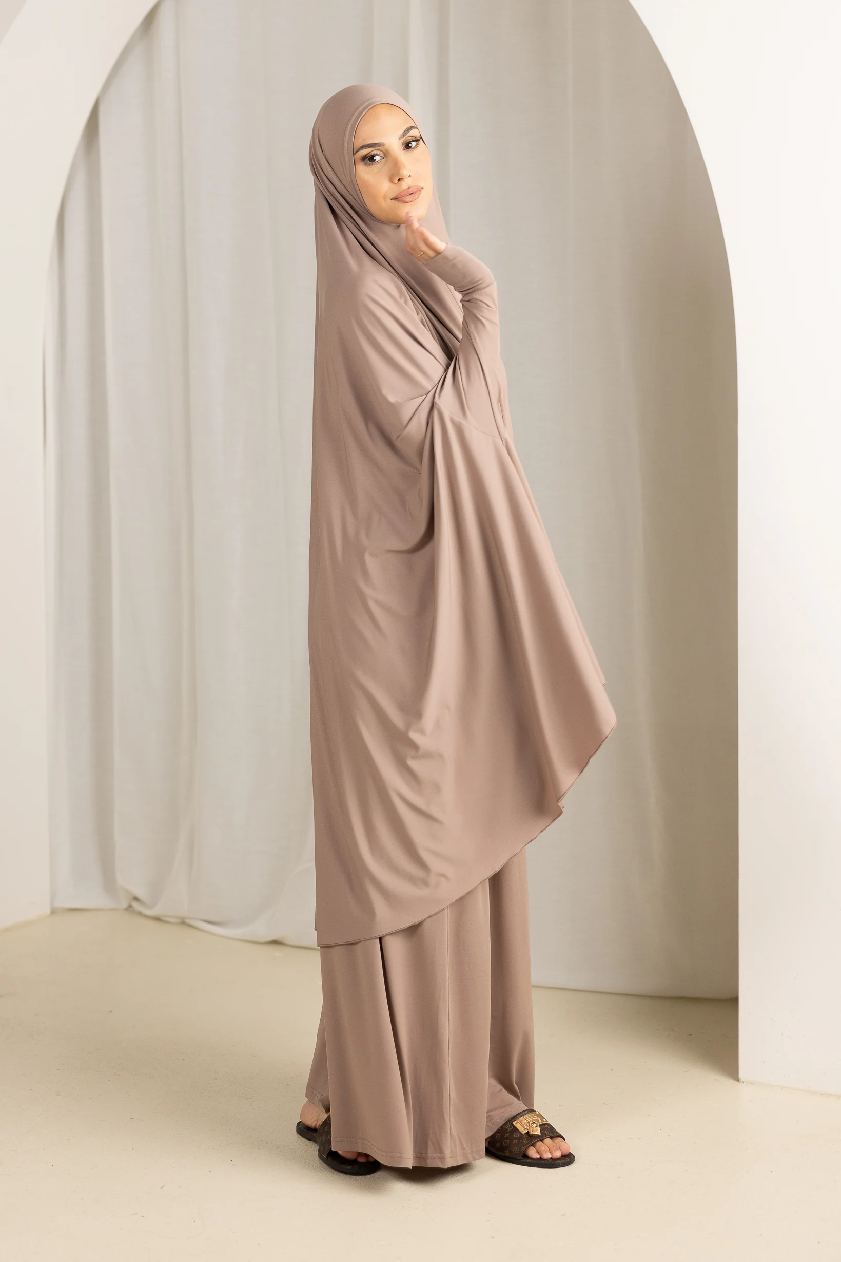 Jilbab Prayer Set - Shades of Nude - Image 13