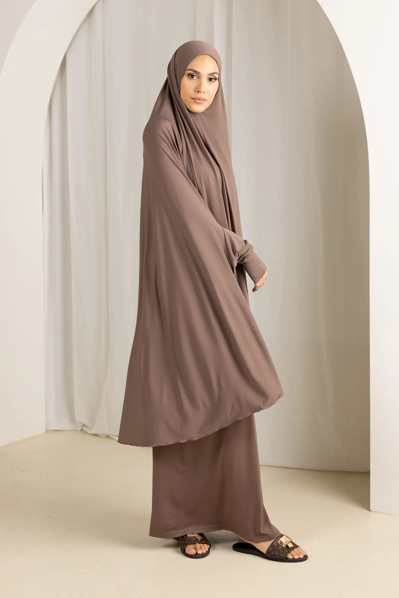 Jilbab Prayer Set - Shades of Nude - Image 8