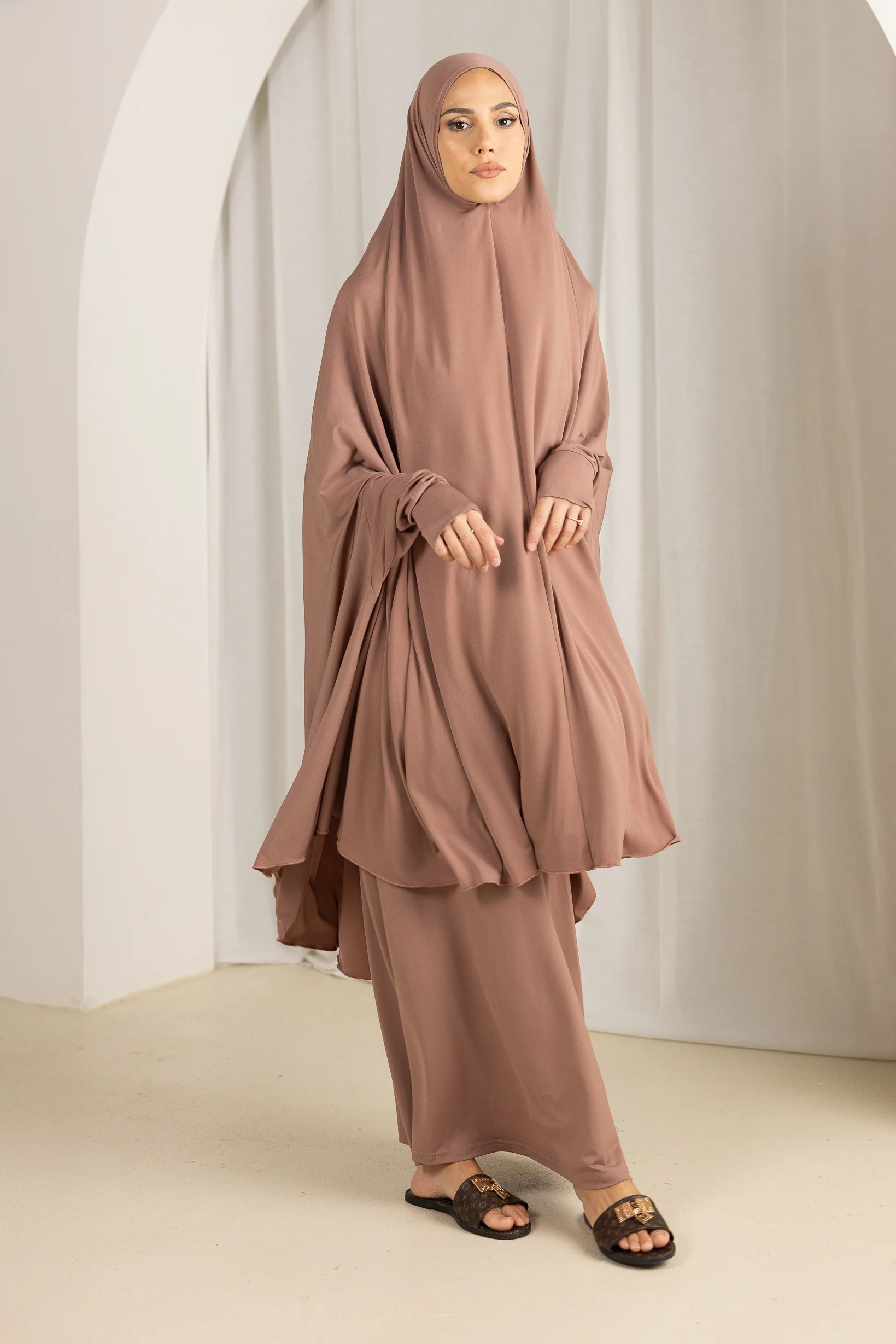 Jilbab Prayer Set - Shades of Pink - Image 3