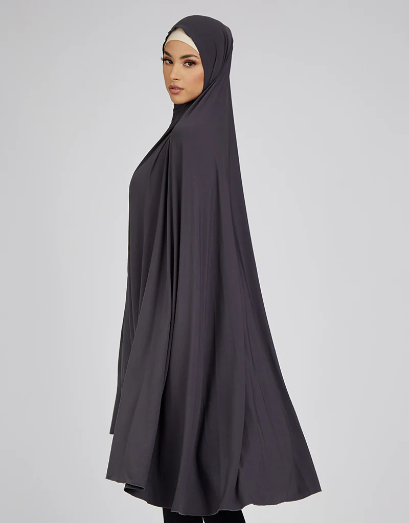 Jilbab No Sleeve Smooth Fit - Shades of Black - Image 10