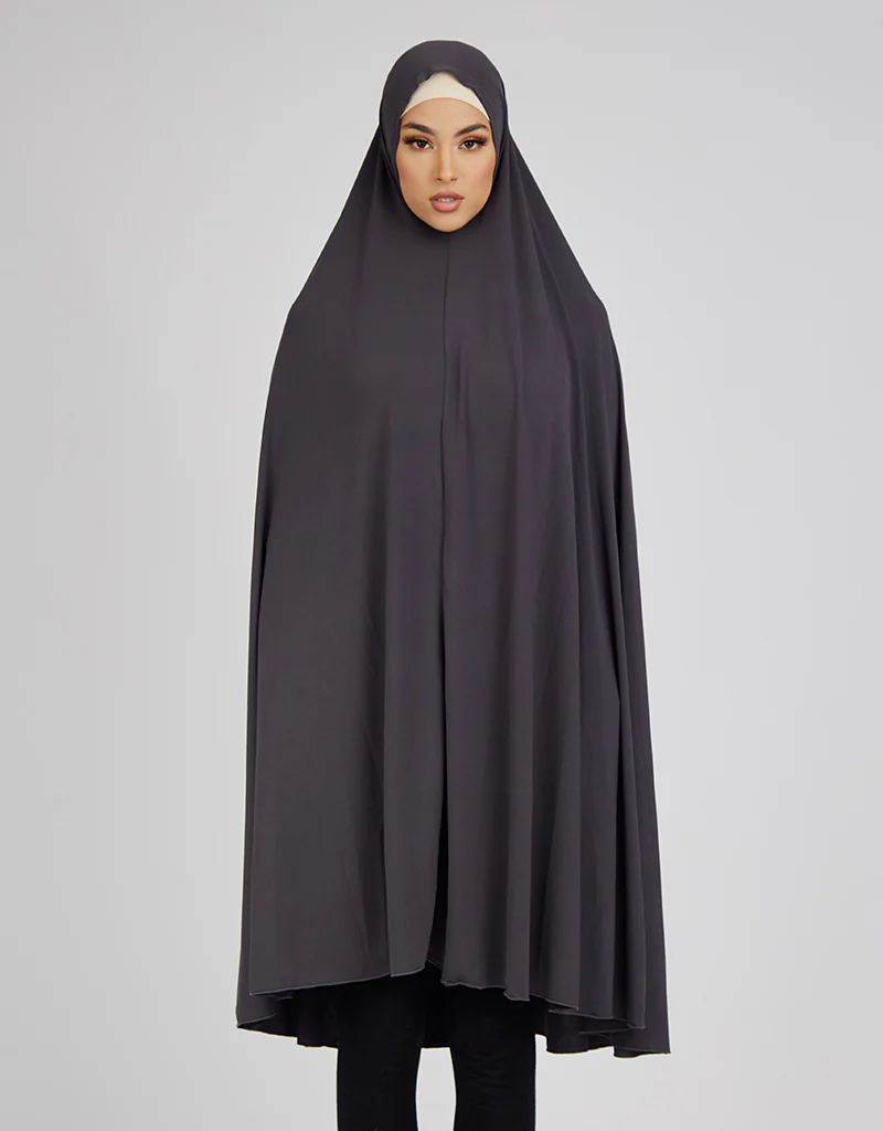 Jilbab No Sleeve Smooth Fit - Shades of Black - Image 7