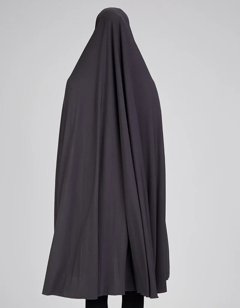 Jilbab No Sleeve Smooth Fit - Shades of Black - Image 9