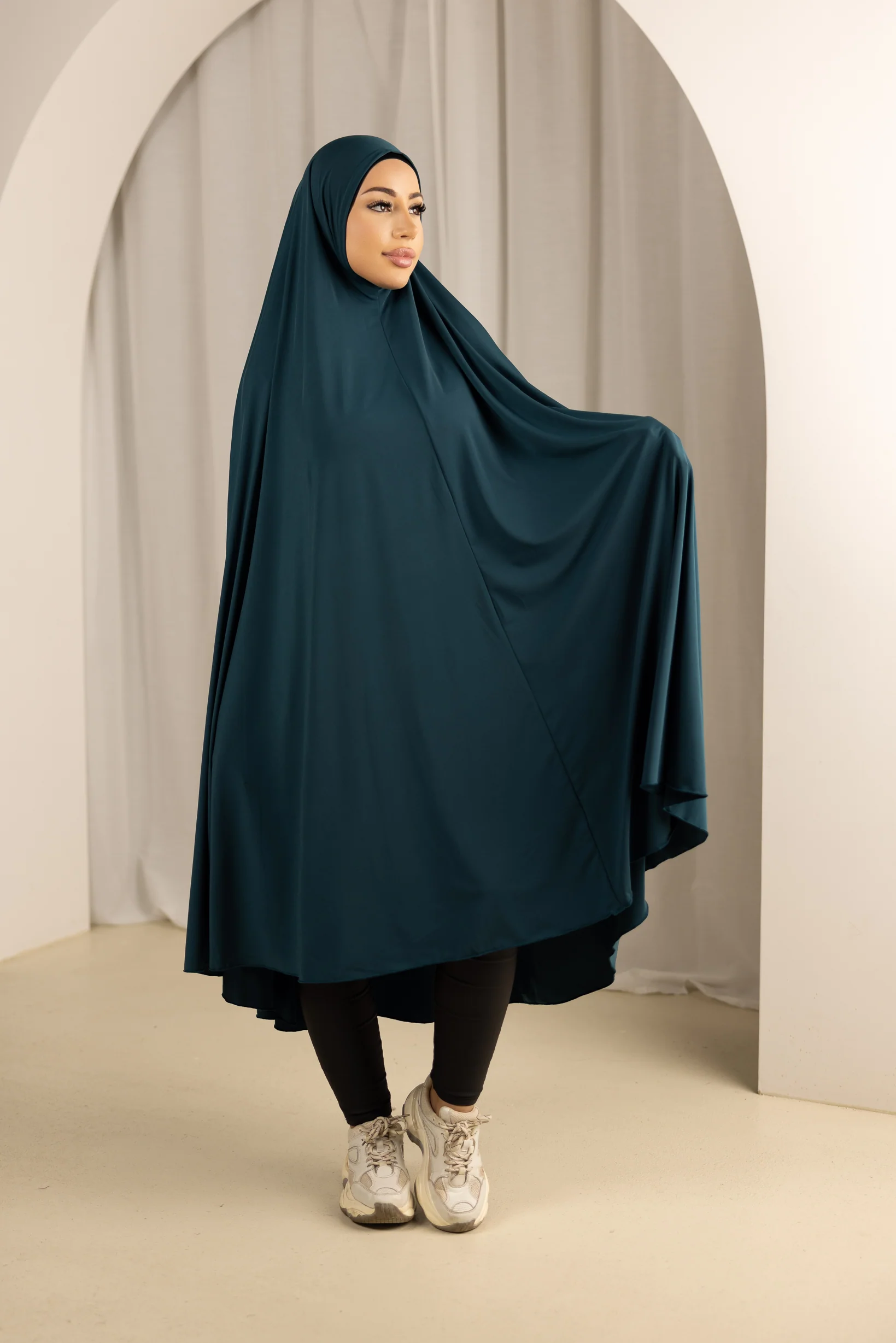 Jilbab No Sleeve Smooth Fit - Shades of Blue - Image 12