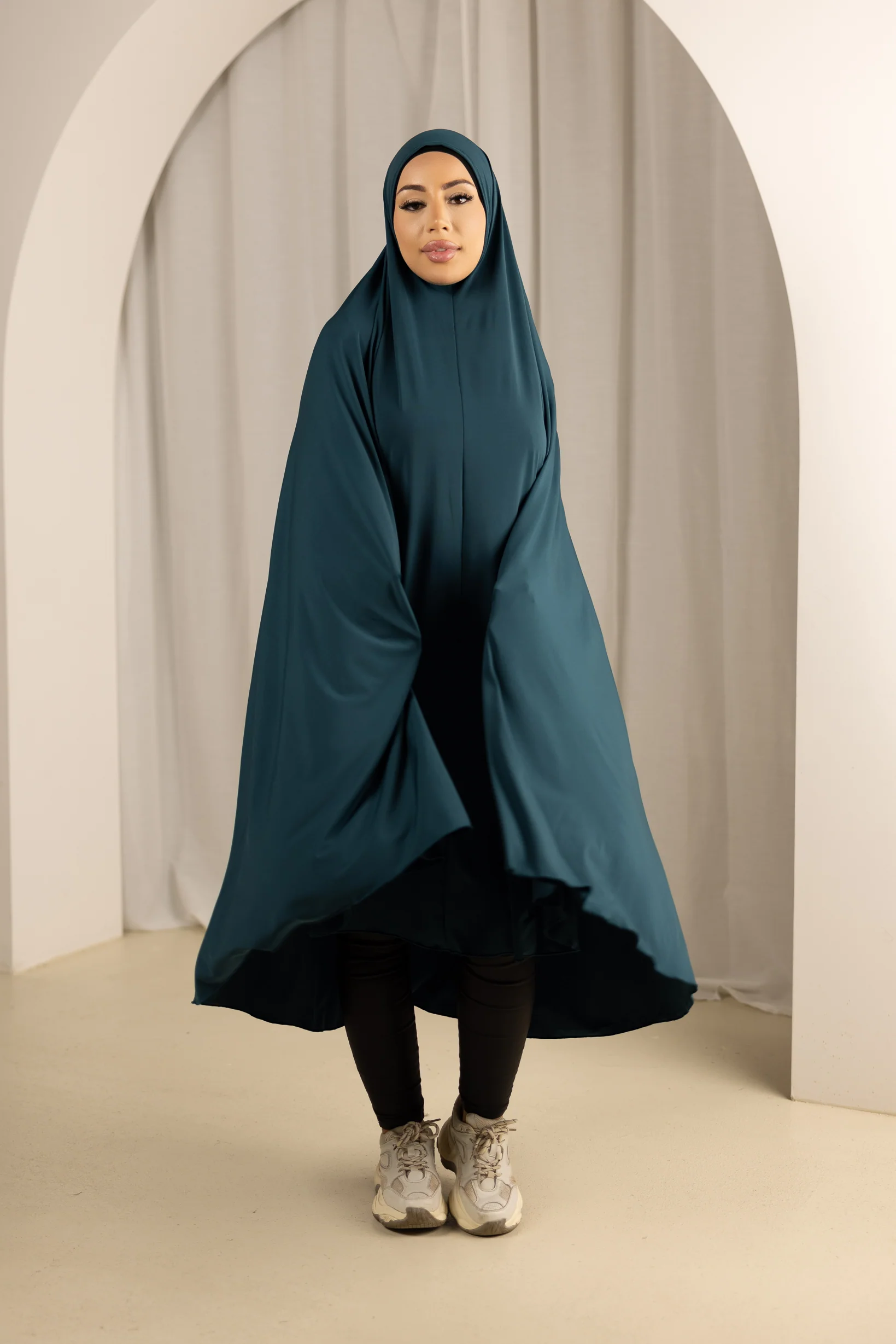 Jilbab No Sleeve Smooth Fit - Shades of Blue - Image 14