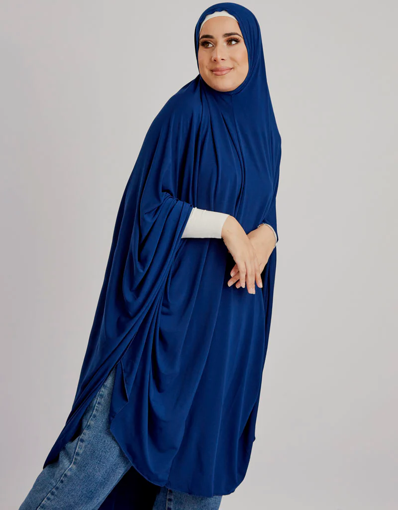 Jilbab No Sleeve Smooth Fit - Shades of Blue - Image 15