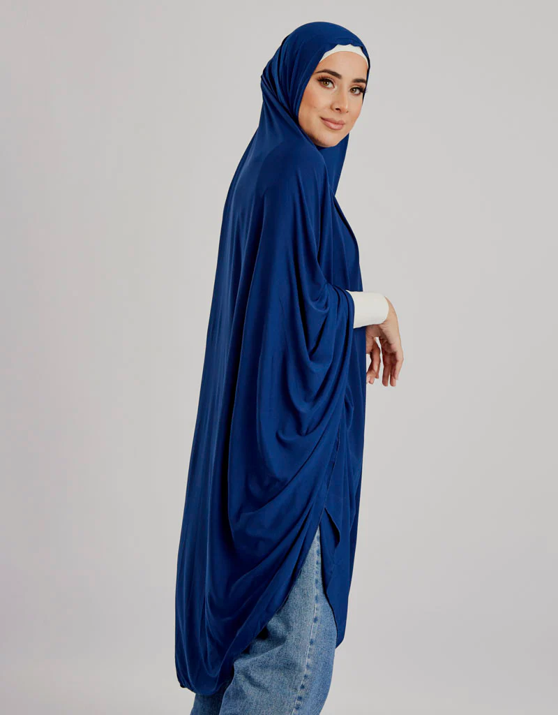 Jilbab No Sleeve Smooth Fit - Shades of Blue - Image 16