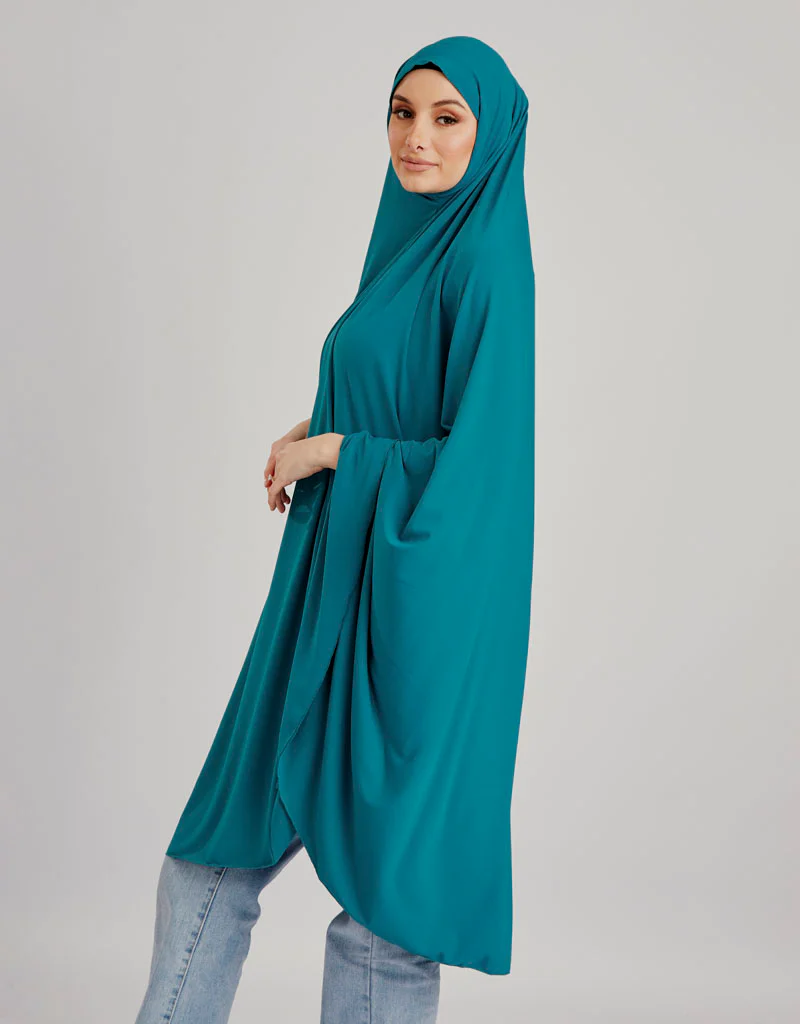 Jilbab No Sleeve Smooth Fit - Shades of Blue - Image 20