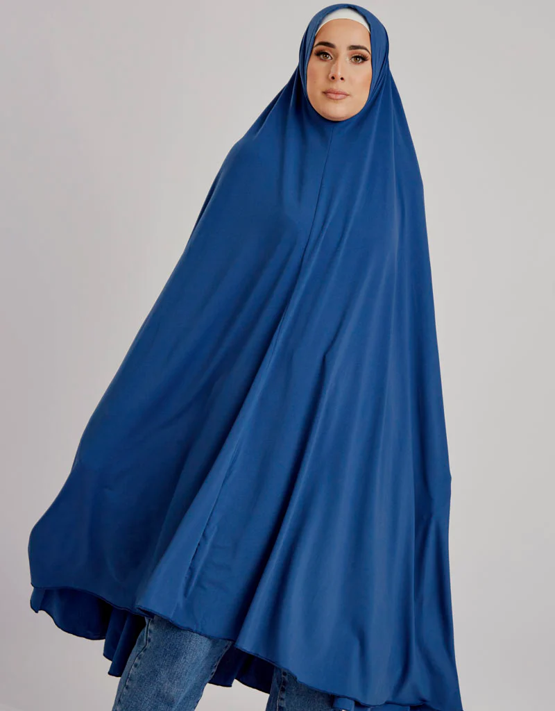 Jilbab No Sleeve Smooth Fit - Shades of Blue - Image 25