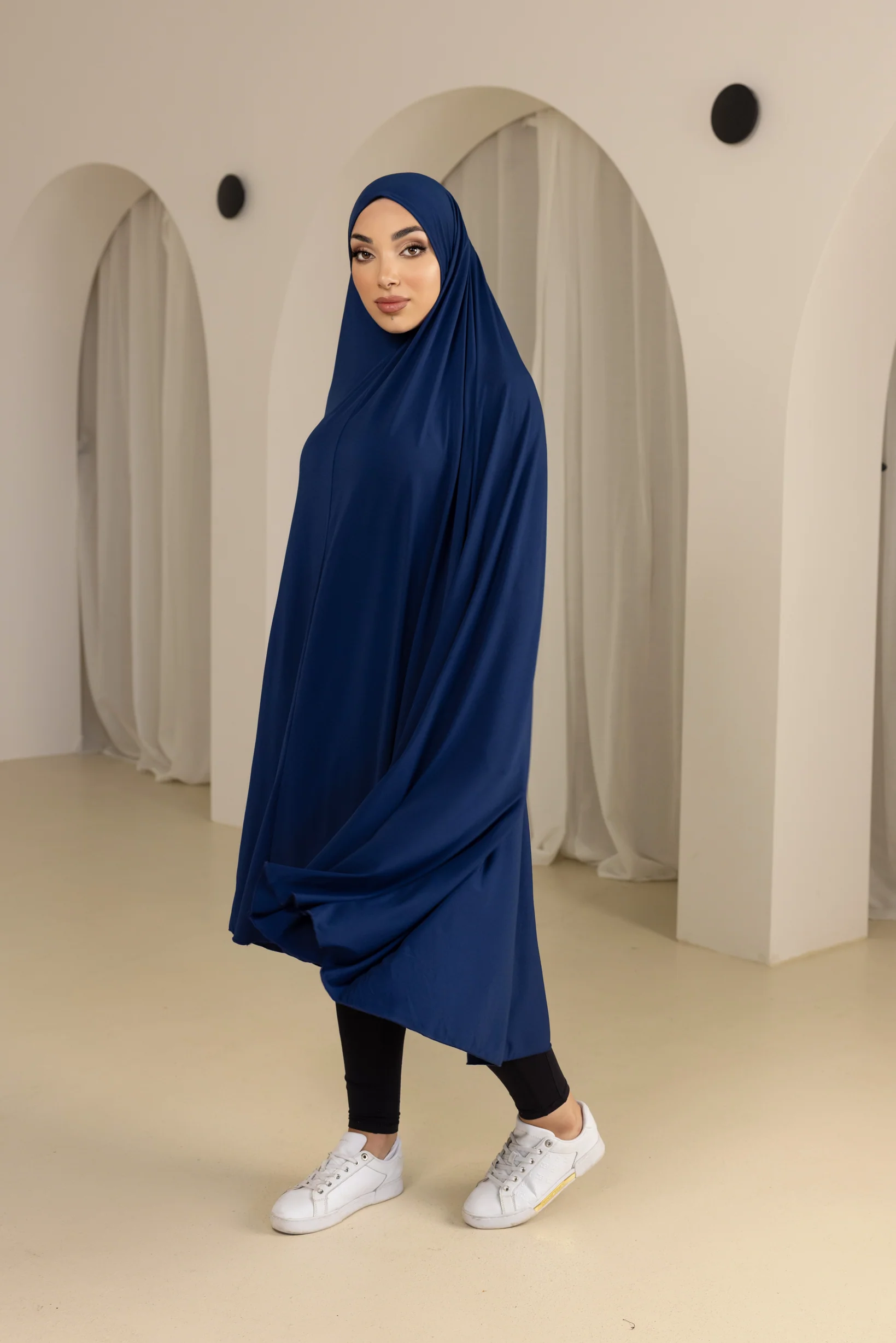 Jilbab No Sleeve Smooth Fit - Shades of Blue - Image 5
