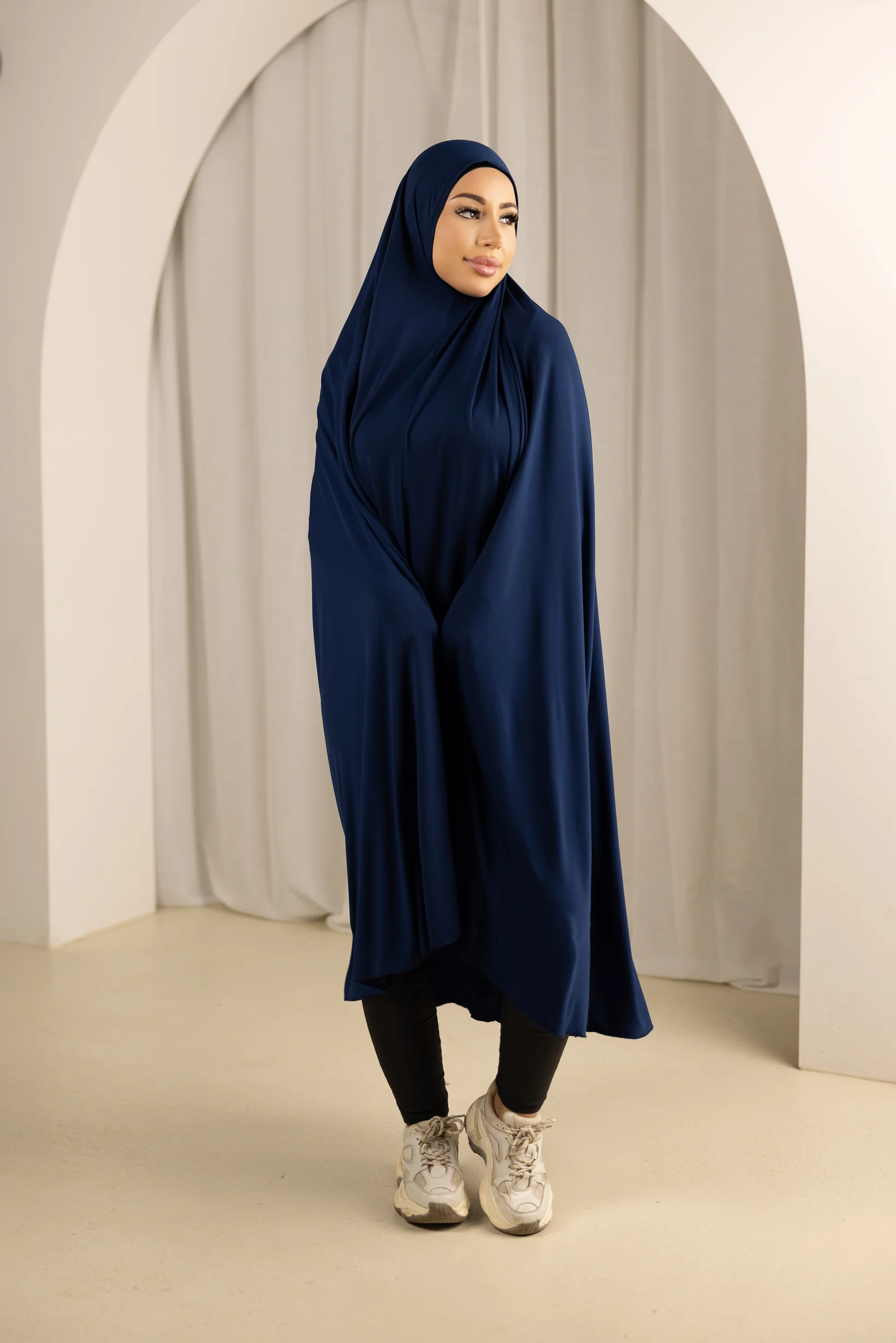 Jilbab No Sleeve Smooth Fit - Shades of Blue - Image 8
