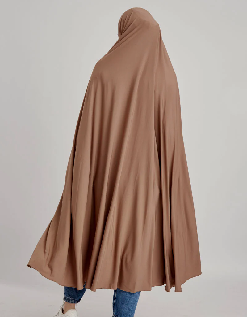 Jilbab No Sleeve Smooth Fit - Shades of Brown - Image 17