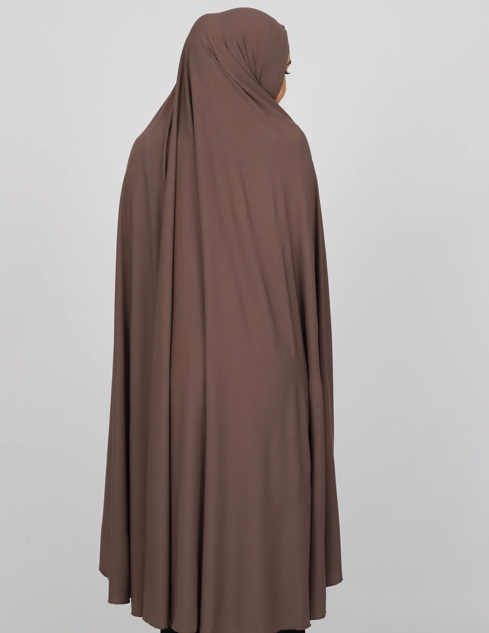 Jilbab No Sleeve Smooth Fit - Shades of Brown - Image 21