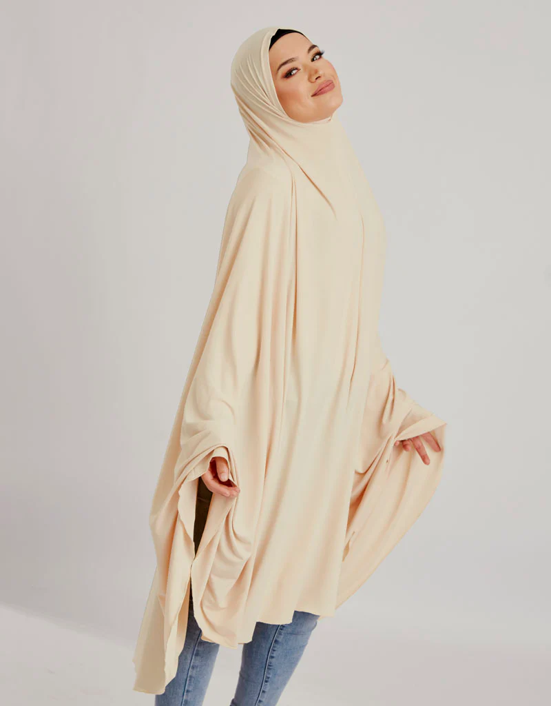 Jilbab No Sleeve Smooth Fit - Shades of Nude - Image 12