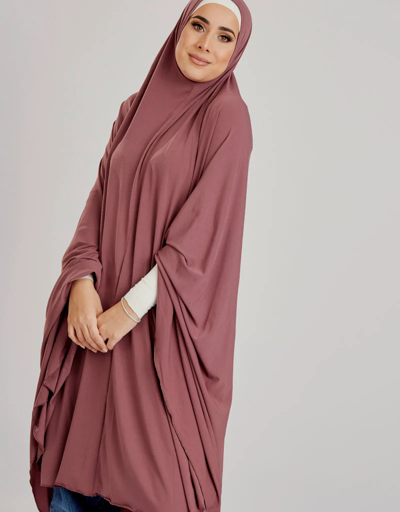 Jilbab No Sleeve Smooth Fit - Shades of Purple - Image 4