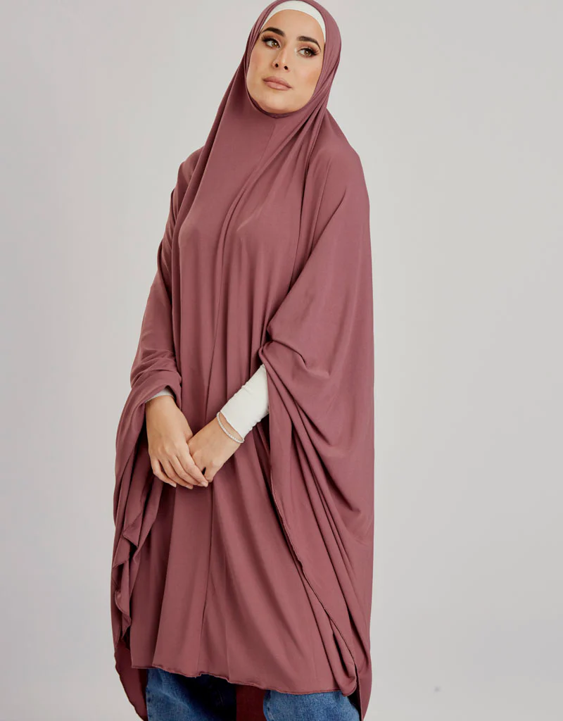 Jilbab No Sleeve Smooth Fit - Shades of Purple - Image 6