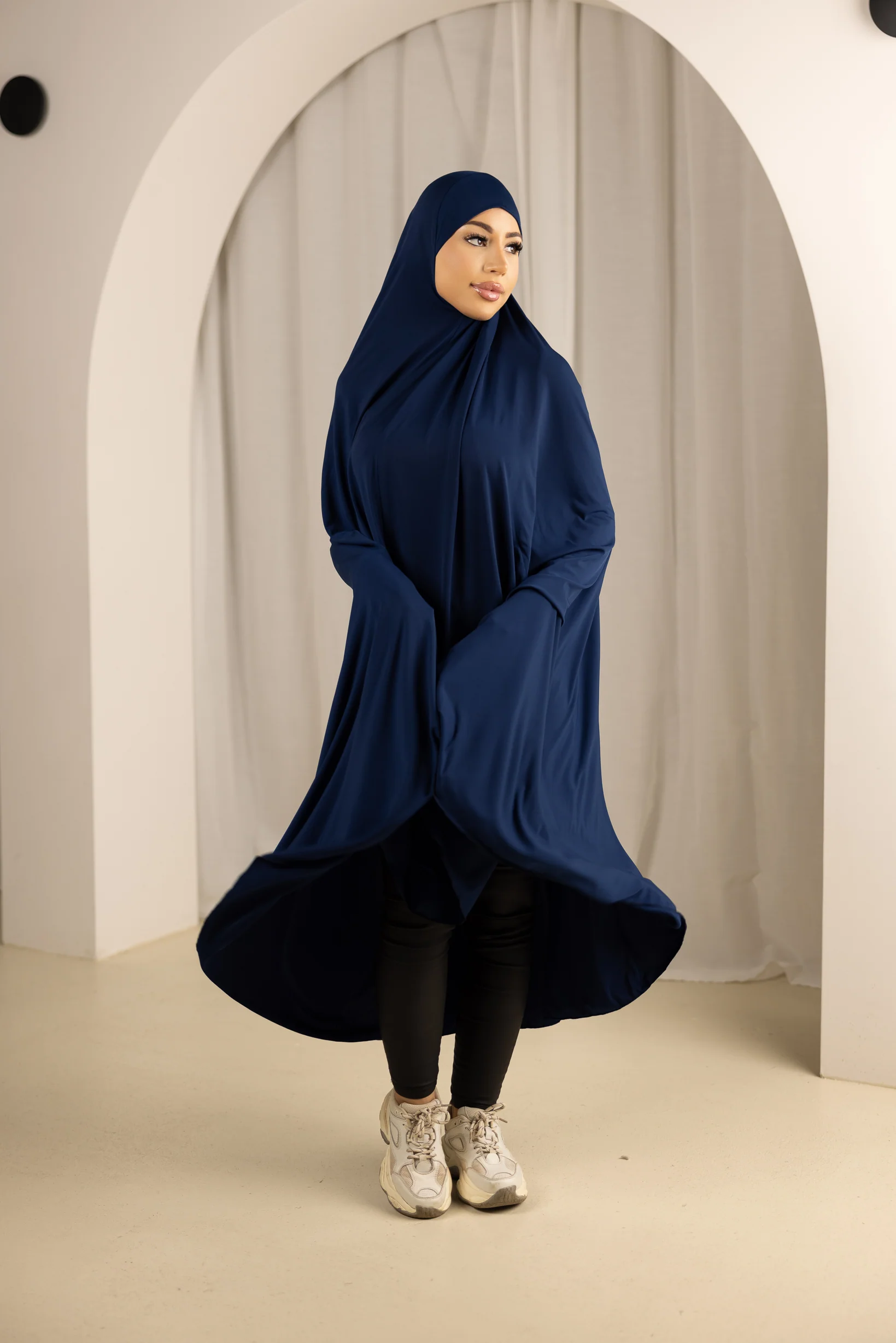 Jilbab No Sleeve Panel Fit - Shades of Blue