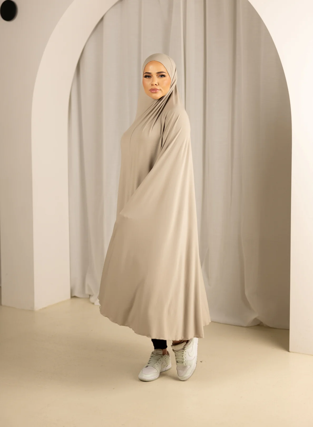 Jilbab No Sleeve Panel Fit - Shades of Nude - Image 11
