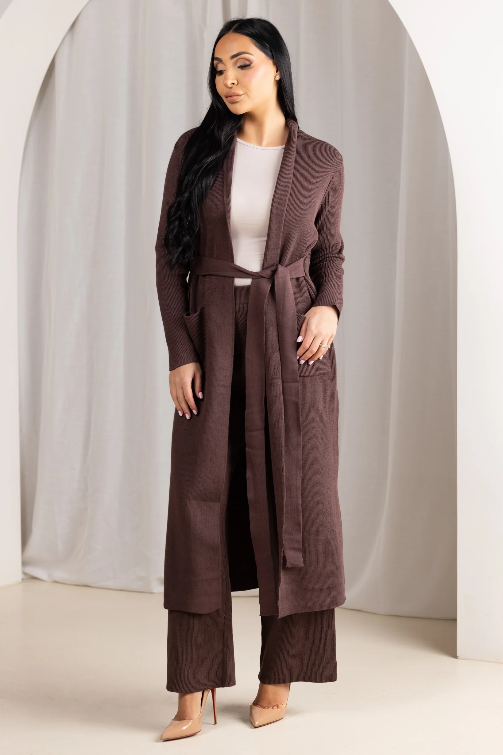 Jolanda Knit Cardigan & Pants Set - Image 17